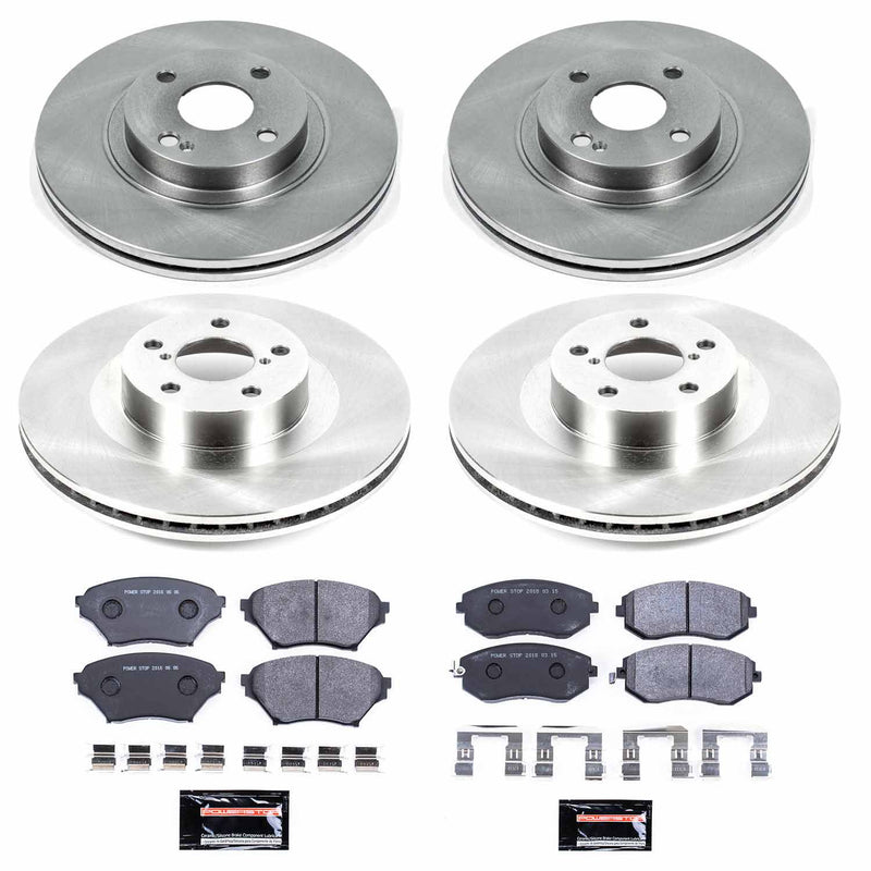 Power Stop TDSK2373 Track Day Spec Front Brake Kit for 2002-2008 Saab 9-2X product image
