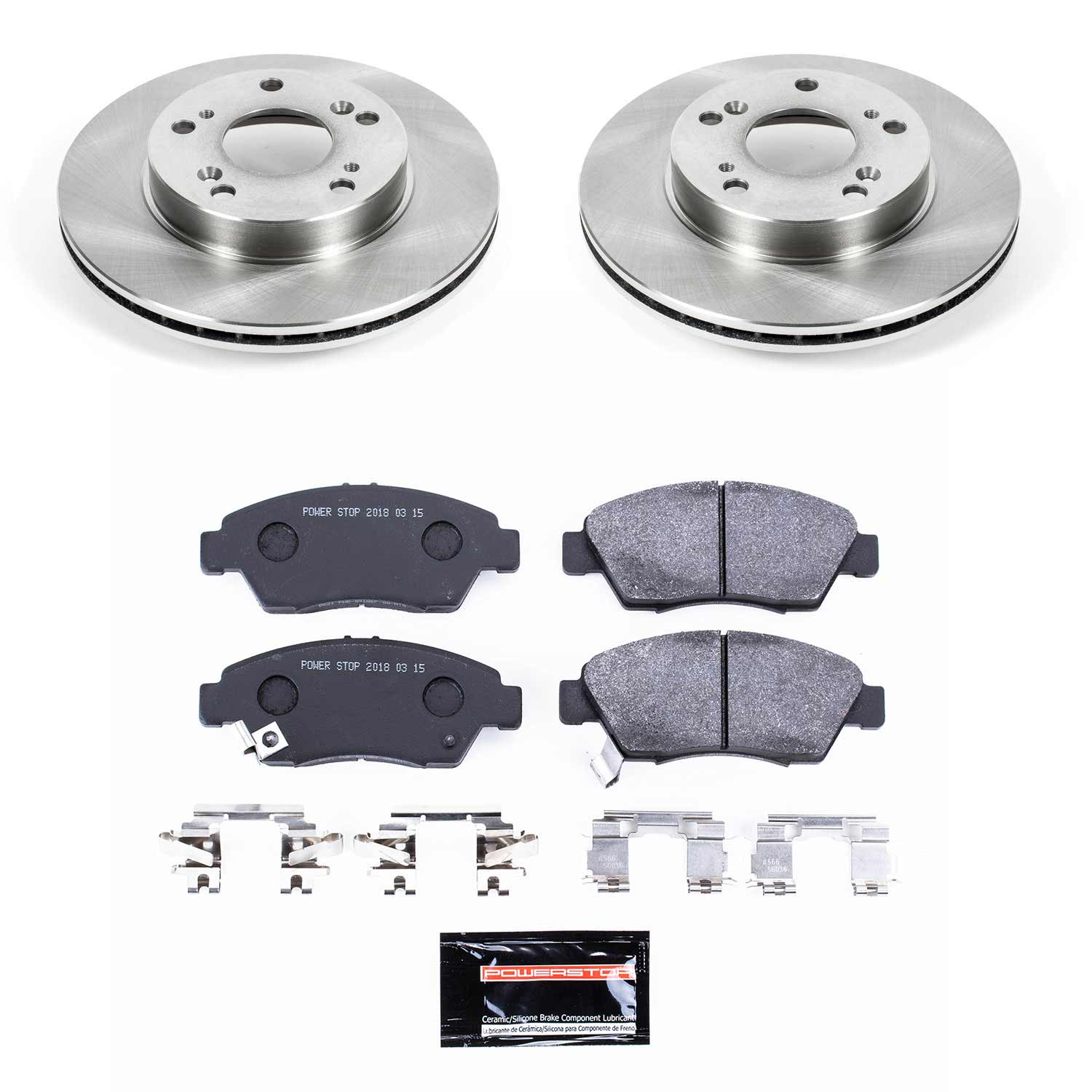 Power Stop TDSK2386 Track Day Spec Front Brake Kit for 2002-2006 Acura Rsx product image