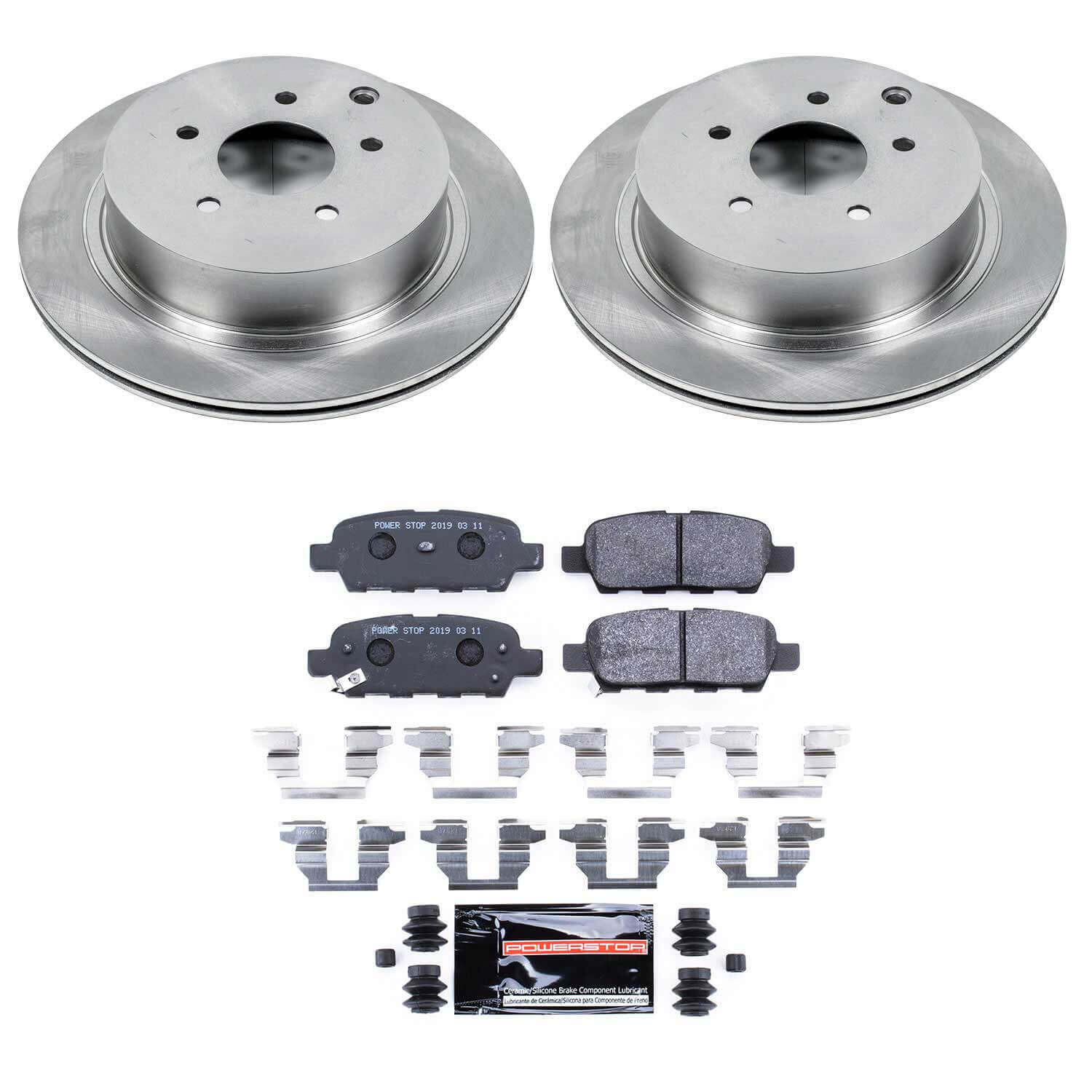 Power Stop TDSK2427 Track Day Spec Rear Brake Kit for 2003-2008 Infiniti FX35 product image