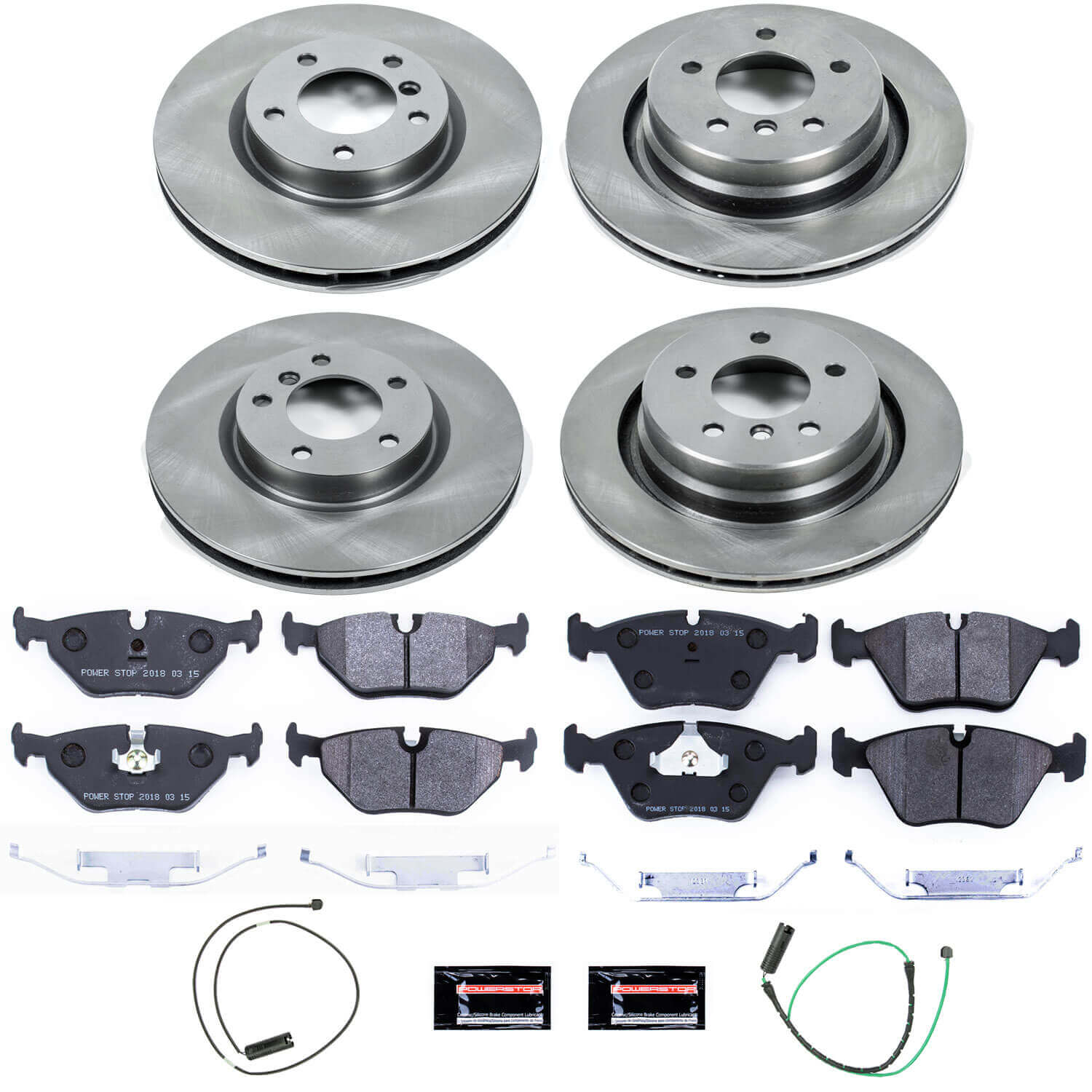 Power Stop TDSK2841 Track Day Spec Front And Rear Brake Kit for 1998-2002 BMW Z3 product image