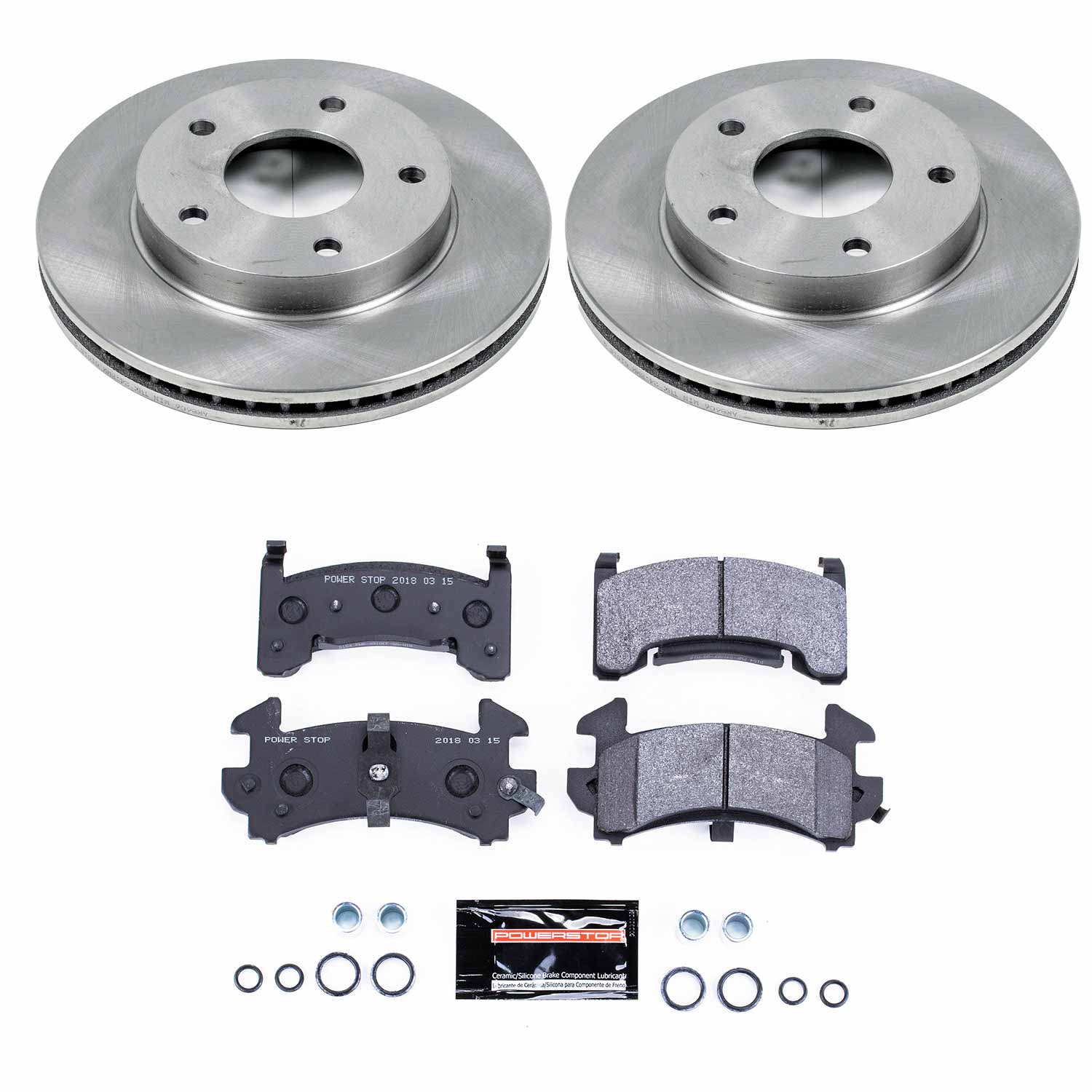 Power Stop TDSK2847 Track Day Spec Front And Rear Brake Kit for 1979-1983 Oldsmobile Toronado Rear Disc product image