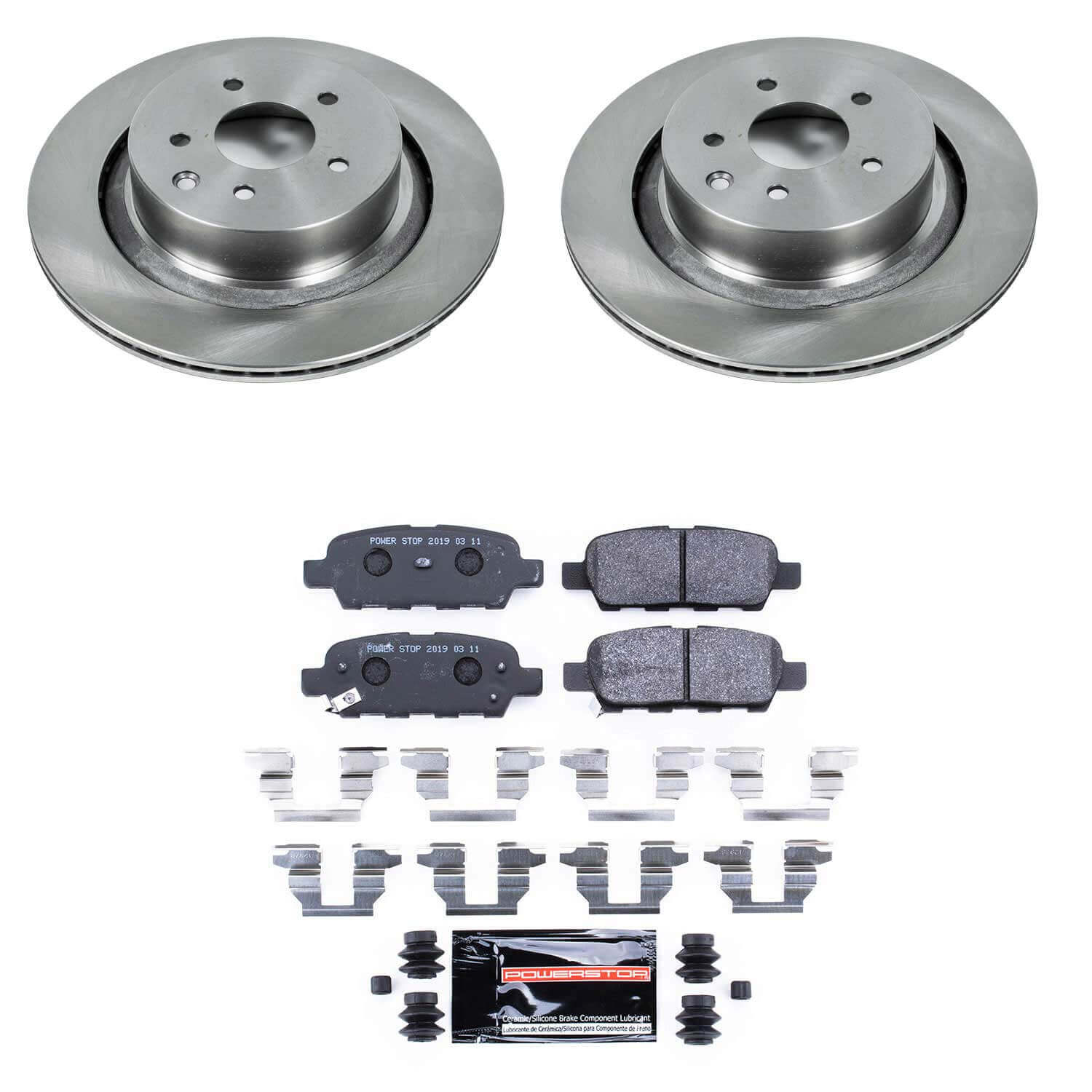 Power Stop TDSK2986 Track Day Spec Rear Brake Kit for 2007 Infiniti G35 Sport Sedan (4 Door) product image