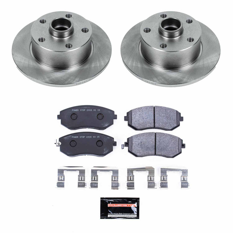Power Stop TDSK3064 Track Day Spec Rear Brake Kit for 1997-2001 Audi A4 product image
