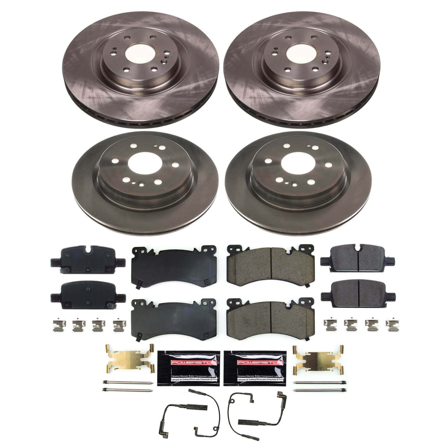 Power Stop TDSK3080 Rear Track Day Spec Pad And Rotor Kit for 1999 Saab 9-5. product image