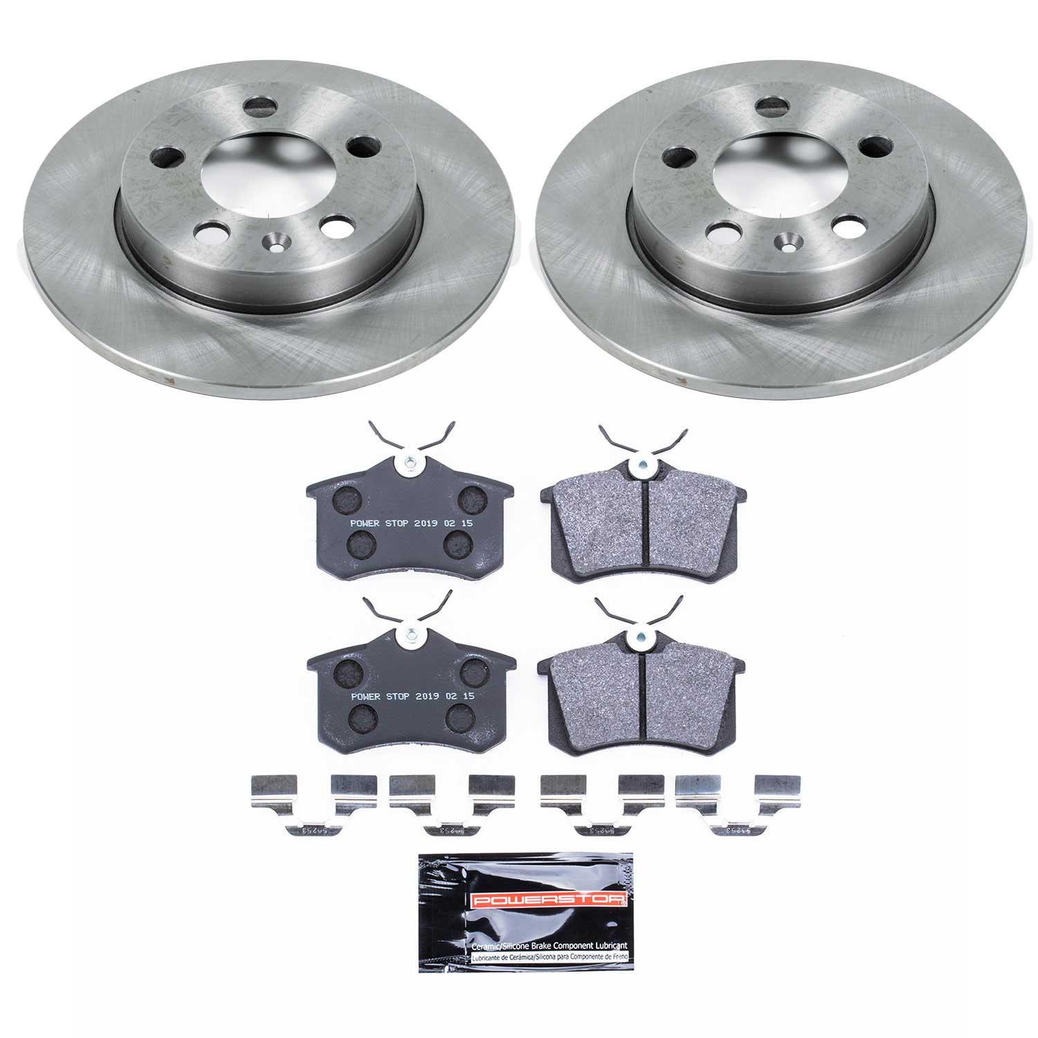 Power Stop TDSK3093 Track Day Spec Rear Brake Kit for 2000-2006 Audi Tt Quattro product image