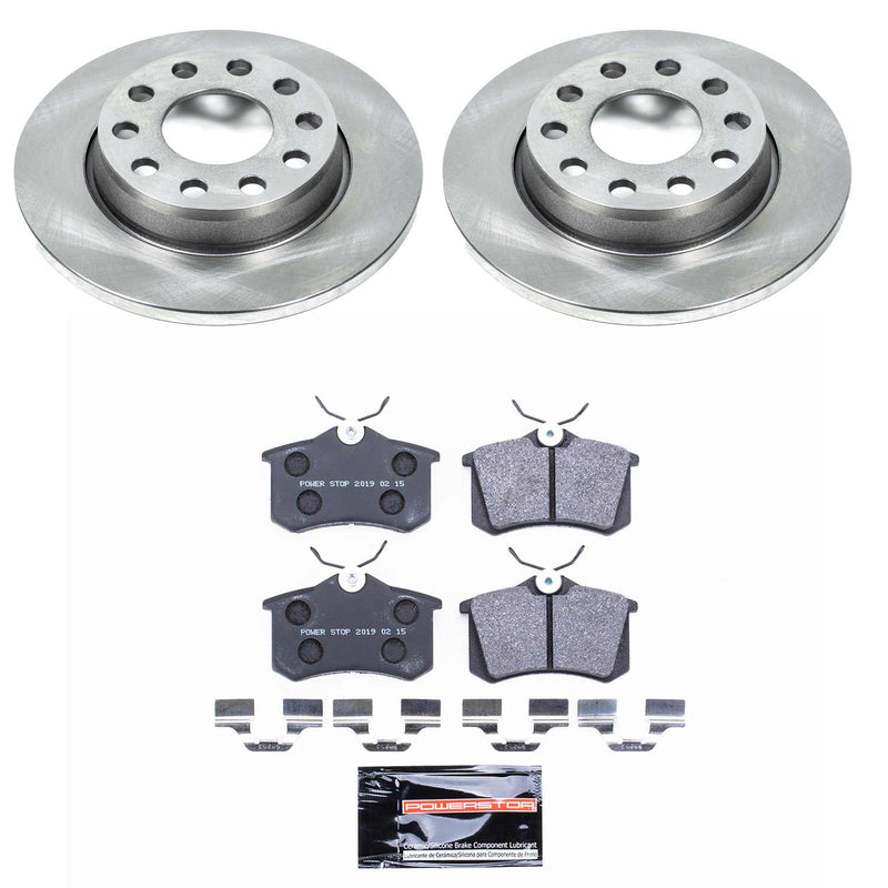 Power Stop TDSK3109 Track Day Spec Rear Brake Kit for 2002-2004 Audi A4 product image