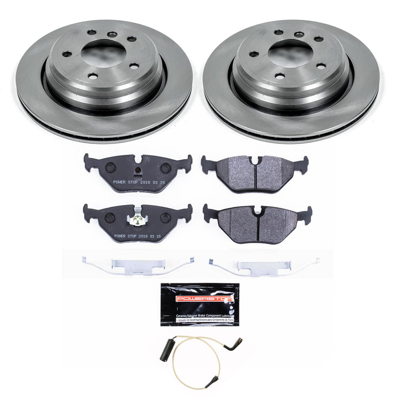 Power Stop TDSK3125 Rear Track Day Spec Pad And Rotor Kit for 2001-2003 BMW 525I Sedan (4 Door) product image