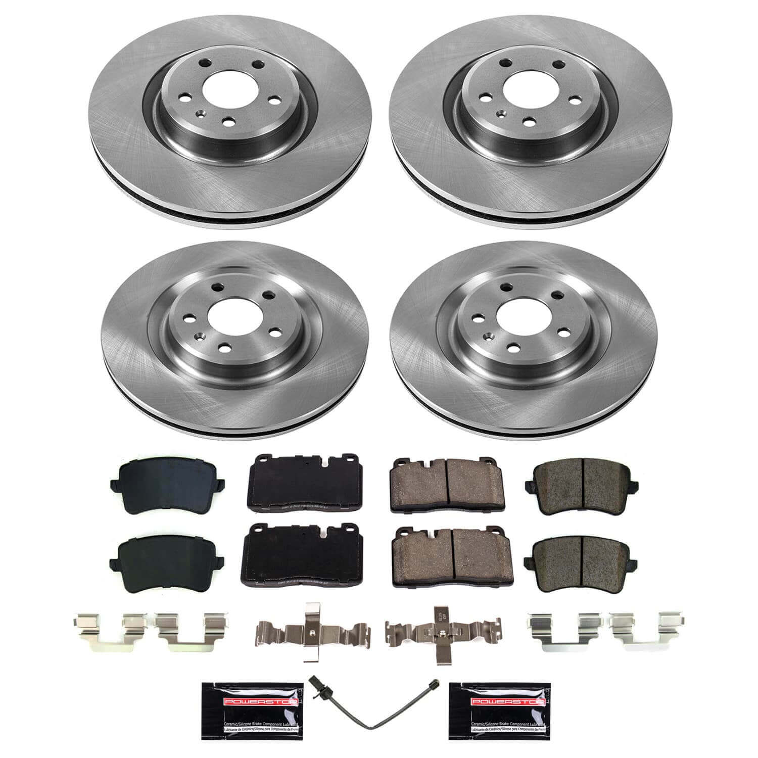Power Stop TDSK3126 Rear Track Day Spec Pad And Rotor Kit for 2001-2003 BMW 525I Station Wagon product image
