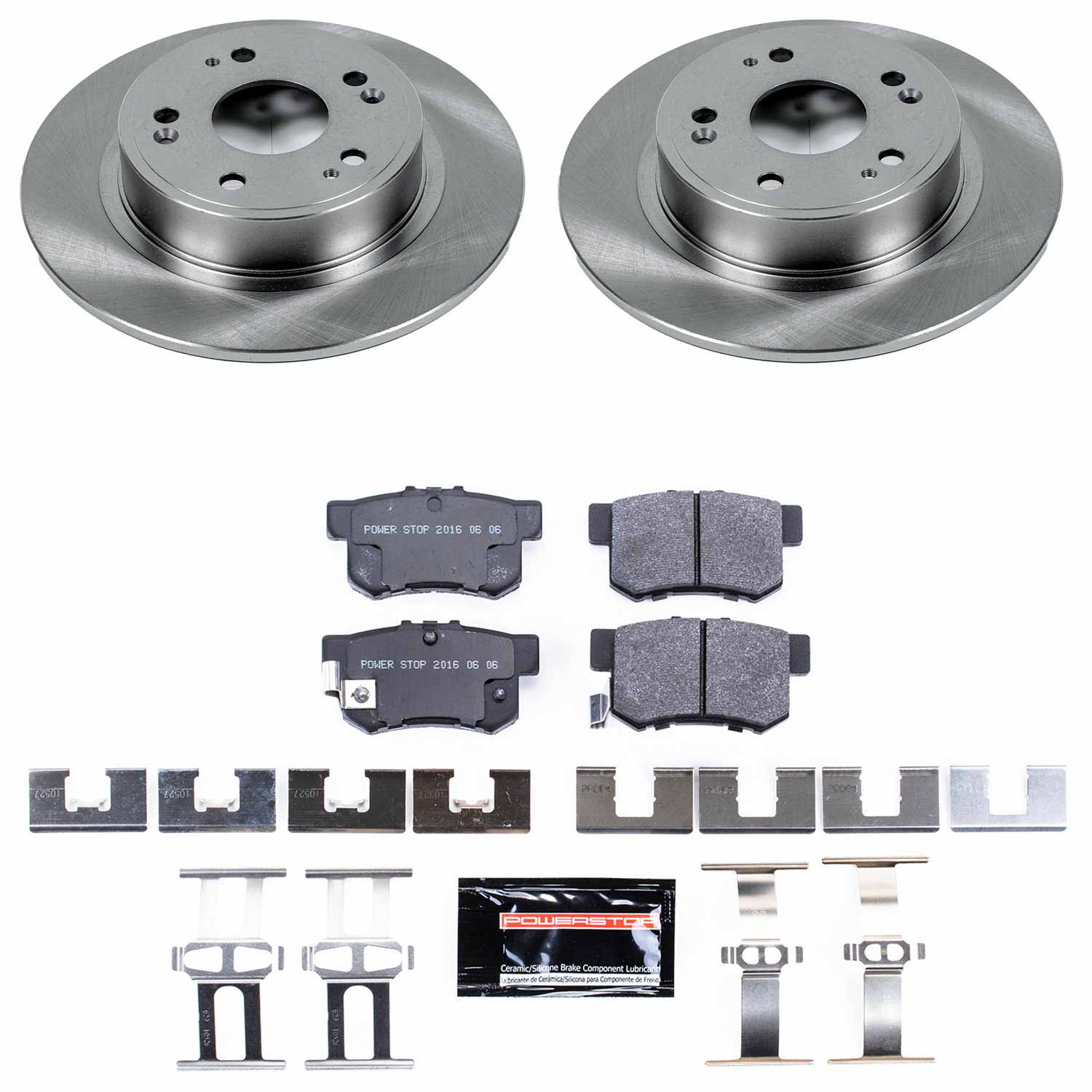 Power Stop TDSK3128 Track Day Spec Rear Brake Kit for 2016-2022 Acura ILX product image