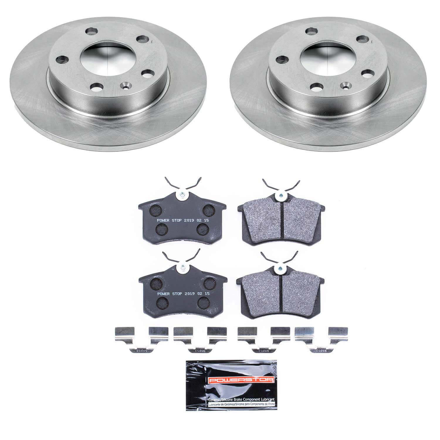Power Stop TDSK3129 Track Day Spec Rear Brake Kit for 2002-2004 Audi A4 product image