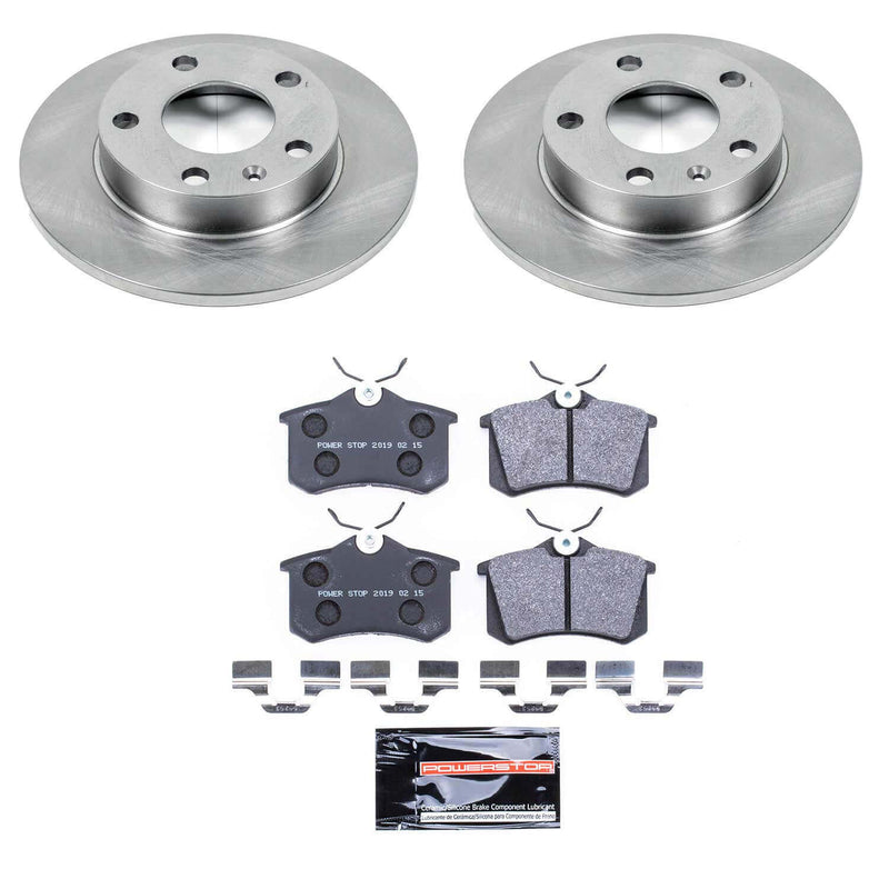 Power Stop TDSK3129 Track Day Spec Rear Brake Kit for 2002-2004 Audi A4 product image