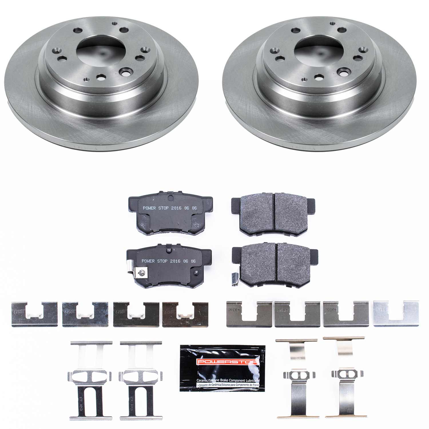 Power Stop TDSK3154 Track Day Spec Rear Brake Kit for 1999-2001 Acura RL product image
