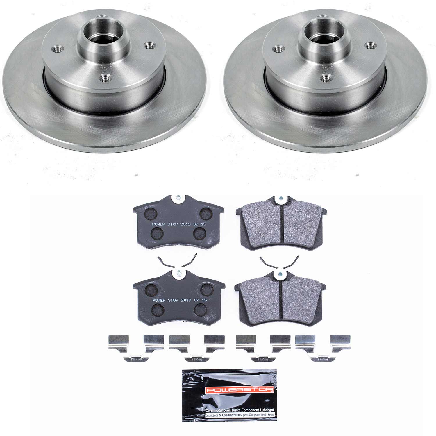 Power Stop TDSK369 Track Day Spec Rear Brake Kit for 1999-2002 Volkswagen Cabrio product image