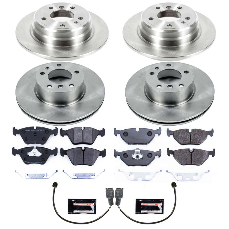 Power Stop TDSK392 Track Day Spec Front And Rear Brake Kit for 1990-1995 BMW 525I product image