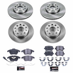 Power Stop TDSK4068 Track Day Spec Front And Rear Brake Kit for 2005 Volkswagen Jetta 2.5, TDI product image