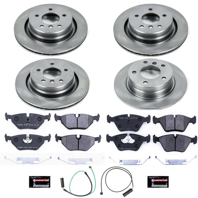 Power Stop TDSK4229 Track Day Spec Front And Rear Brake Kit for 1995-1999 BMW M3 product image