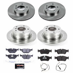 Power Stop TDSK4371 Track Day Spec Front And Rear Pad And Rotor Kit for 2003-2005 BMW Z4 2.5I product image