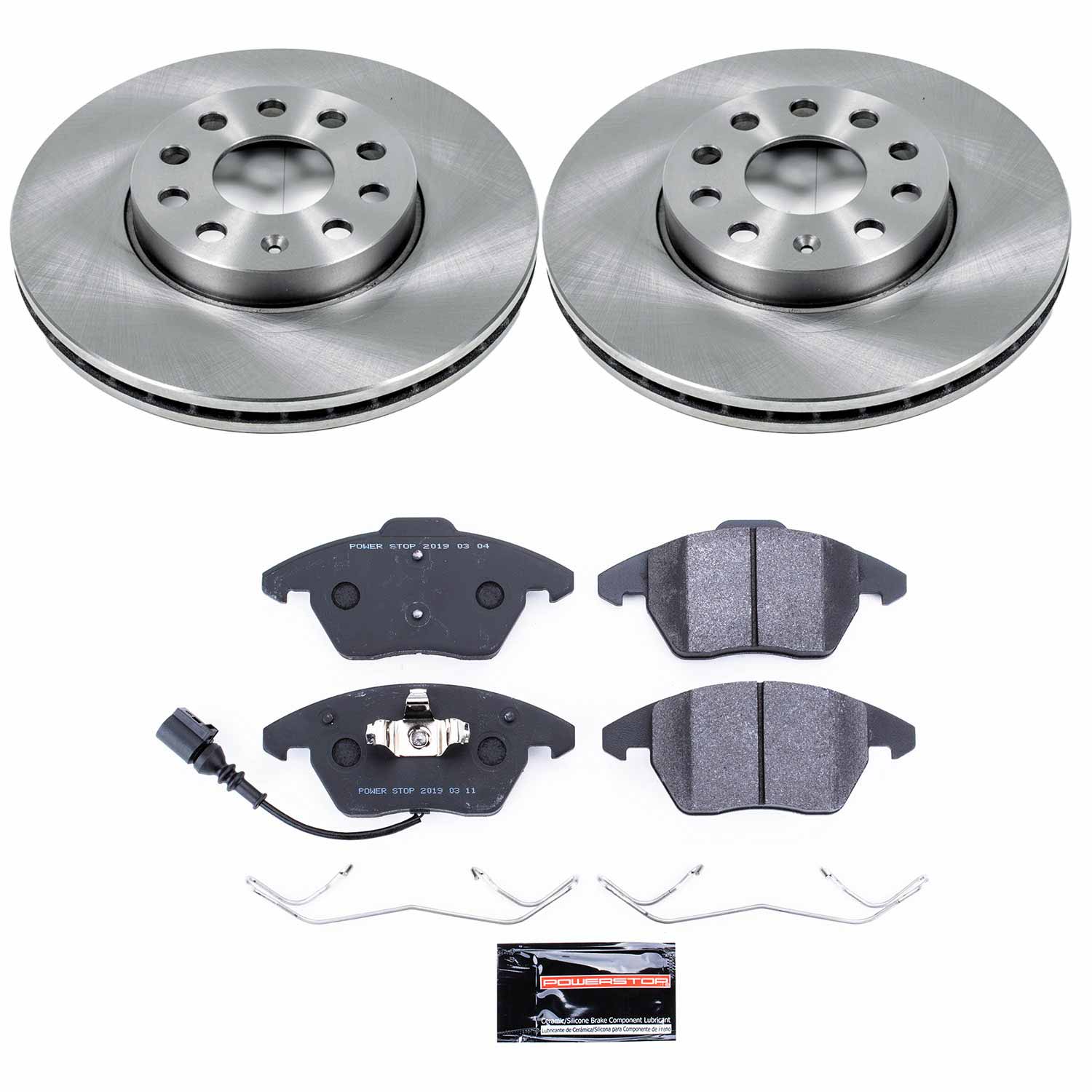 Power Stop TDSK4623 Track Day Spec Front Brake Kit for 2010-2013 Audi A3 TDI product image