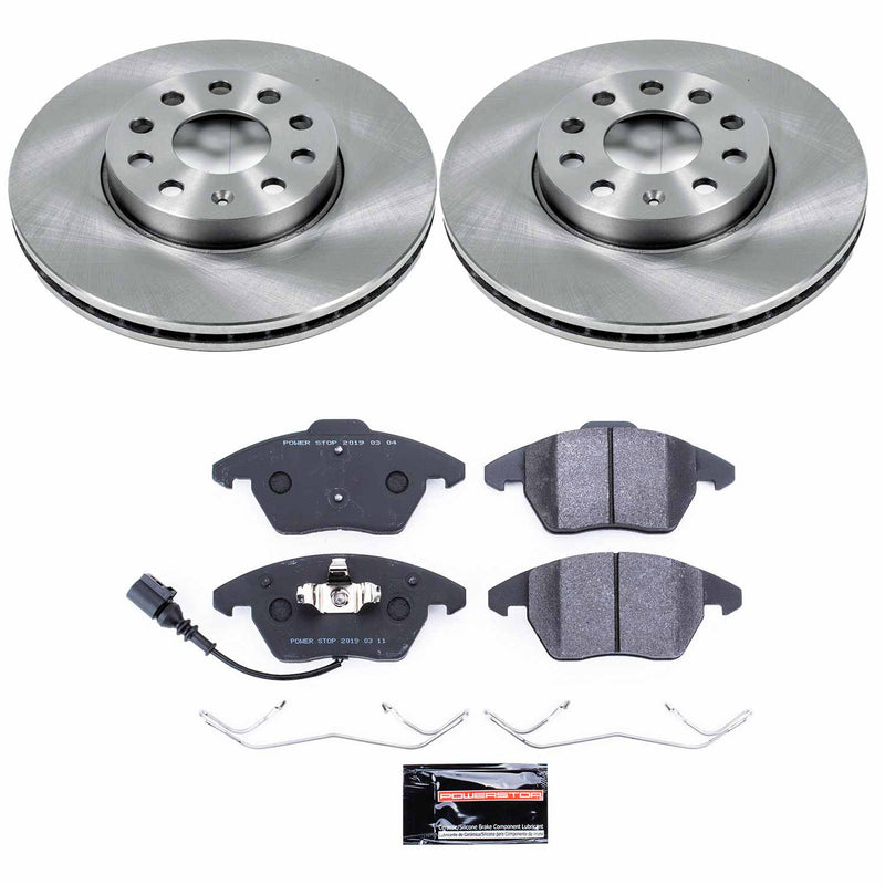 Power Stop TDSK4623 Track Day Spec Front Brake Kit for 2010-2013 Audi A3 TDI product image