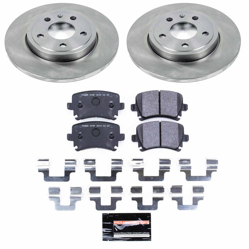 Power Stop TDSK4624 Track Day Spec Rear Brake Kit for 2005-2006 Audi A4 Base product image