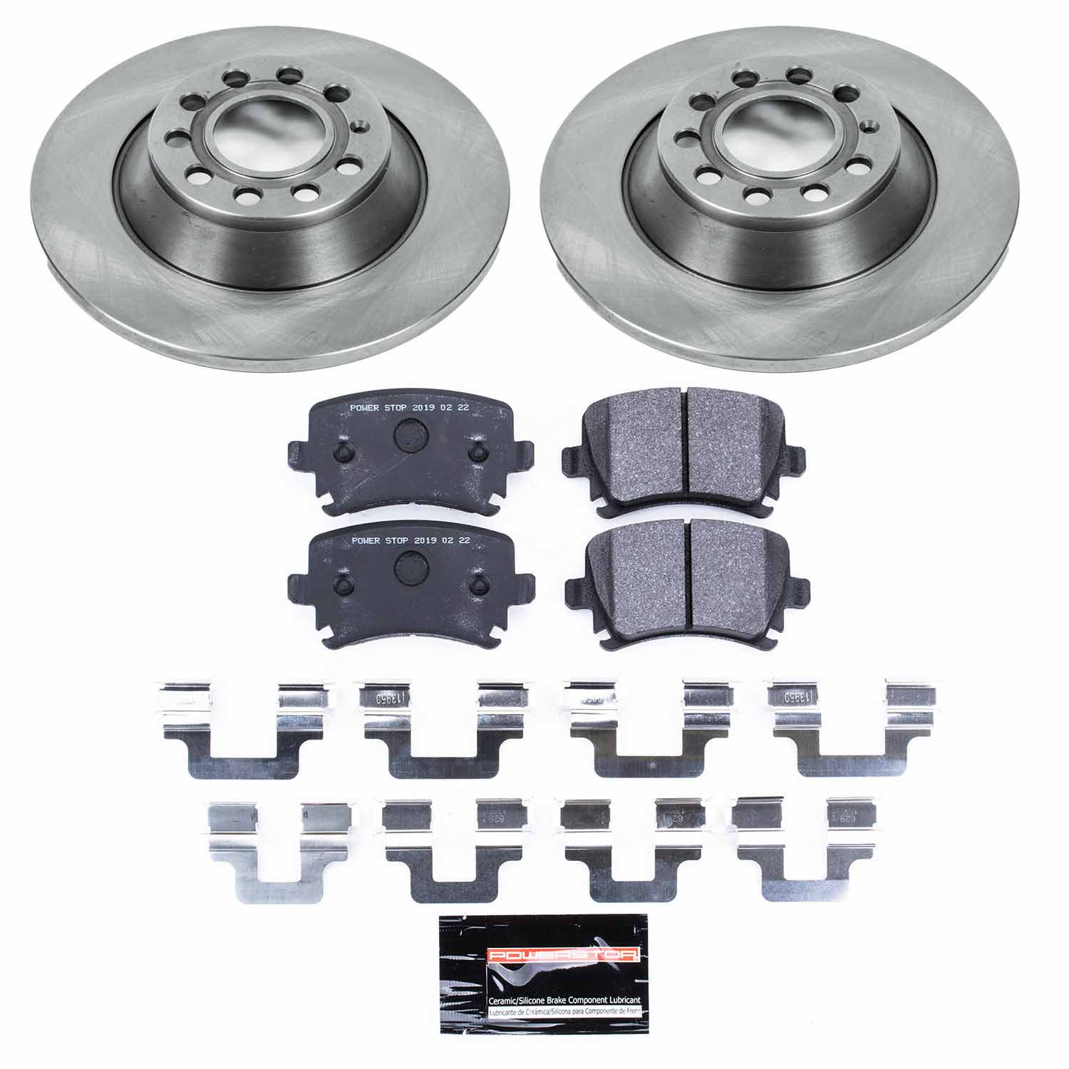 Power Stop TDSK4625 Track Day Spec Rear Brake Kit for 2006-2011 Audi A6 product image