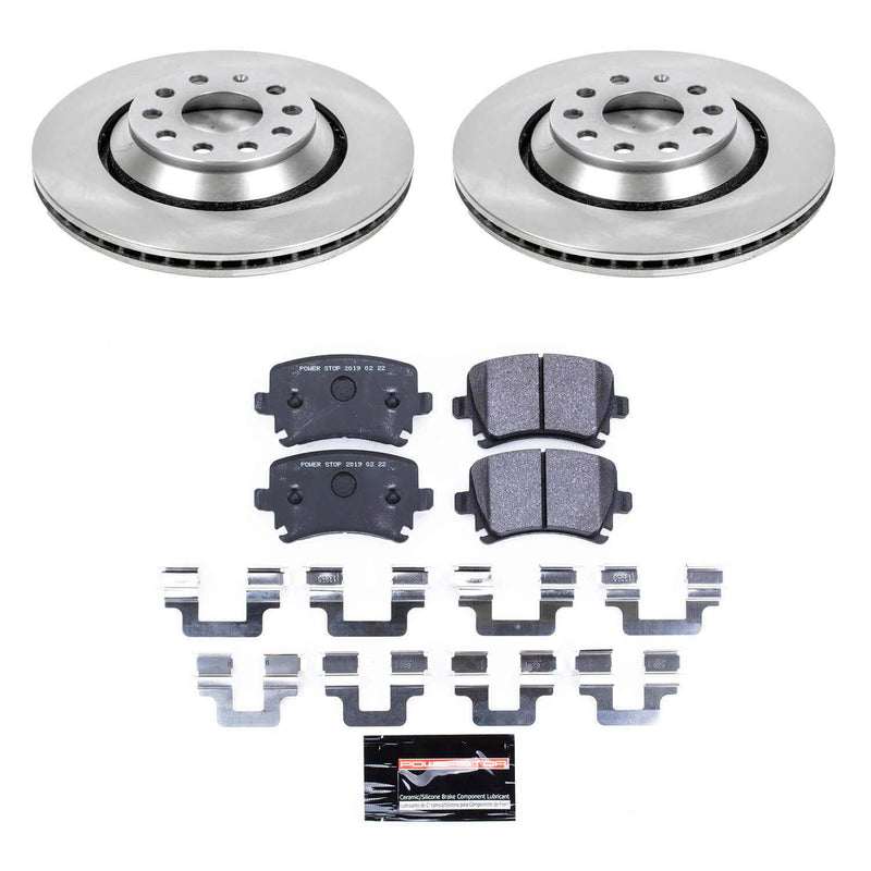 Power Stop TDSK4628 Track Day Spec Rear Brake Kit for 2009-2011 Volkswagen Cc VR6 4Motion product image