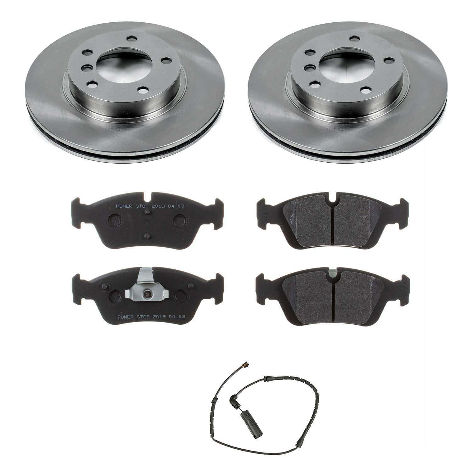 Power Stop TDSK497 Track Day Spec Front Brake Kit for 2000 BMW 323Ci Coupe (2 Door) product image