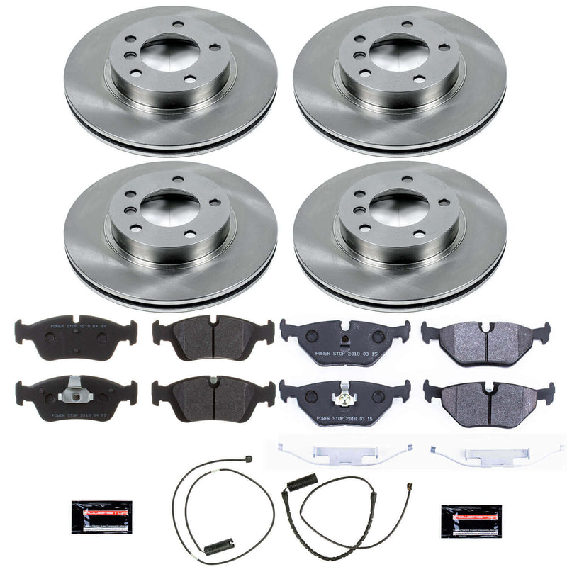 Power Stop TDSK500 Track Day Spec Front And Rear Pad And Rotor Kit for 1997-2002 BMW Z3 product image