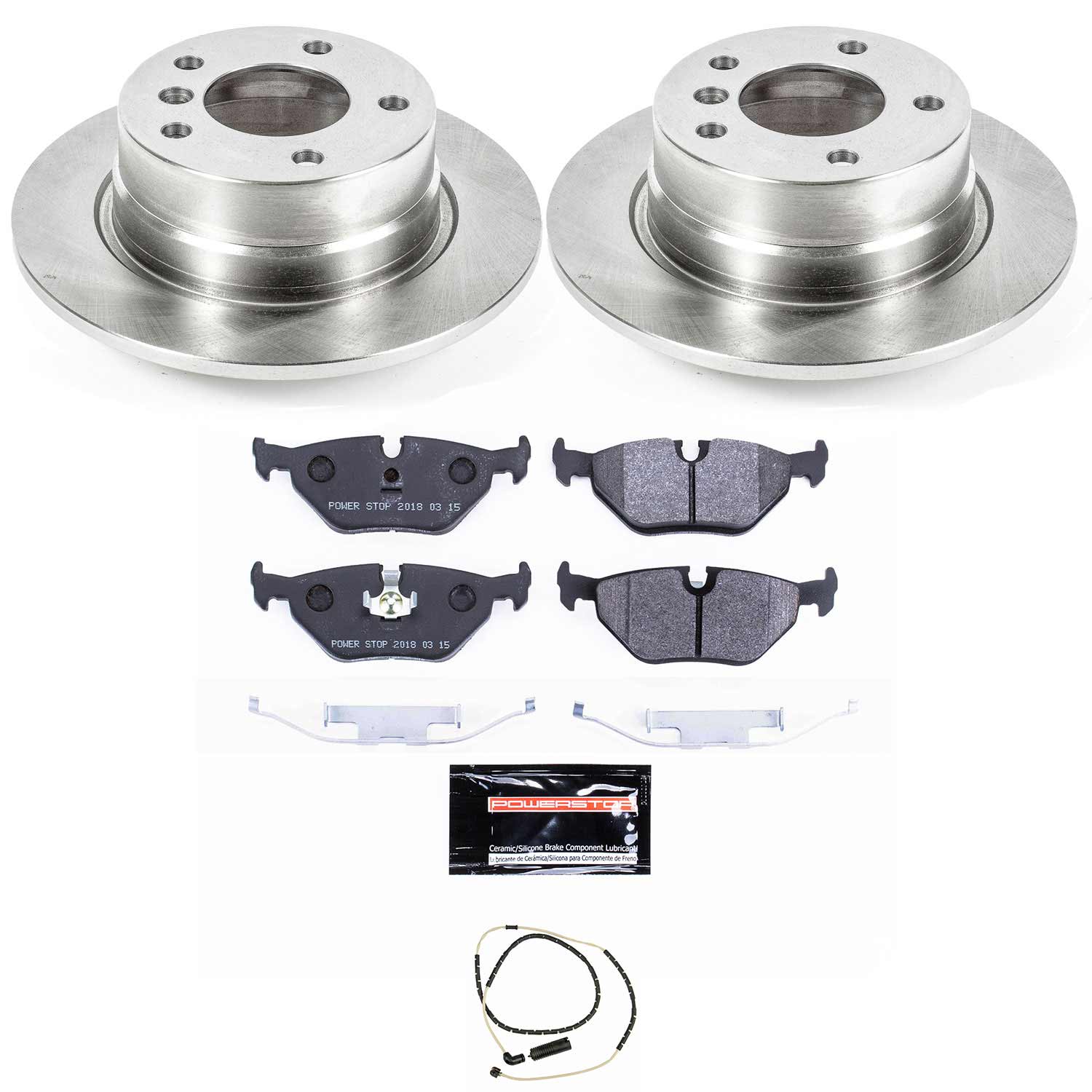 Power Stop TDSK5130 Track Day Spec Rear Brake Kit for 2003-2005 BMW Z4 product image