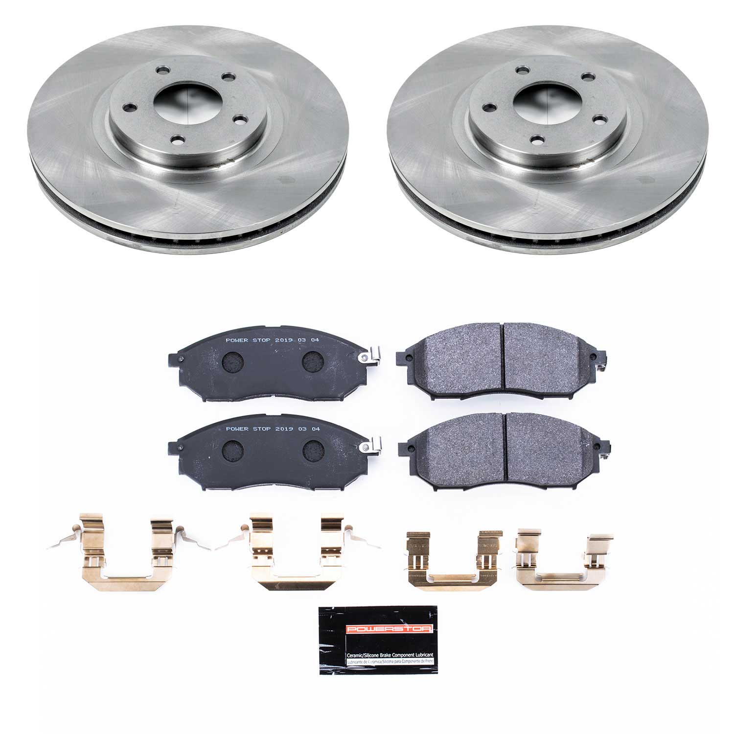 Power Stop TDSK5263 Track Day Spec Front Brake Kit for 2011 Nissan Murano Convertible, Suv product image
