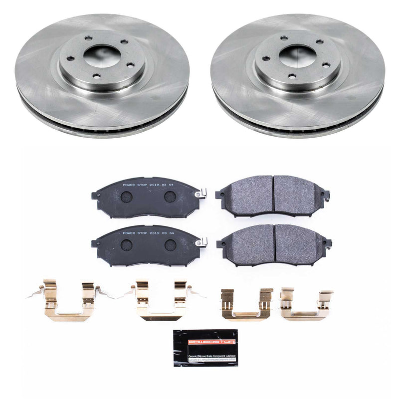 Power Stop TDSK5263 Track Day Spec Front Brake Kit for 2011 Nissan Murano Convertible, Suv product image