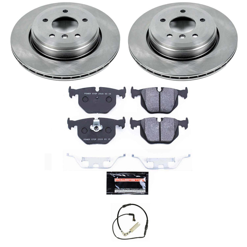 Power Stop TDSK5361 Track Day Spec Rear Brake Kit for 2004-2009 BMW 525I product image