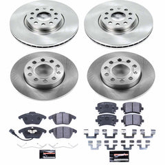 Power Stop TDSK5363 Track Day Spec Front And Rear Brake Kit for 2008 Audi A3 product image