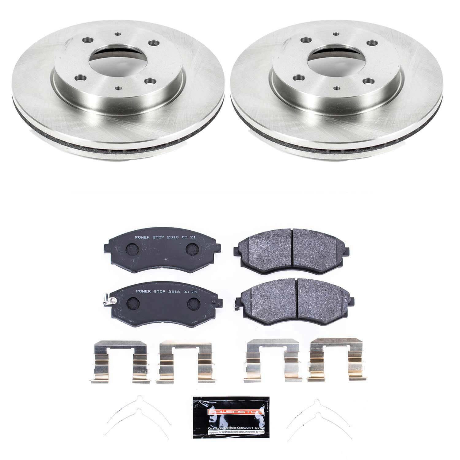 Power Stop TDSK5372 Track Day Spec Front Brake Kit for 2002-2003 Hyundai Sonata product image