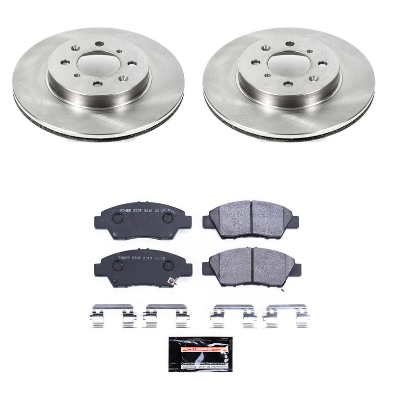 Power Stop TDSK5382 Track Day Spec Front Brake Kit for 2009-2014 Honda Fit product image