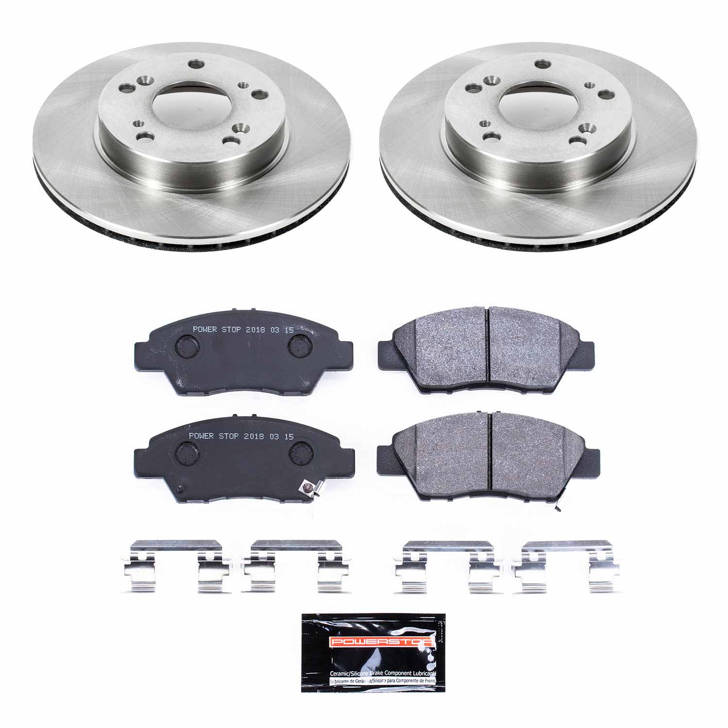 Power Stop TDSK5400 Track Day Spec Front Brake Kit for 2011-2015 Honda Cr-Z product image