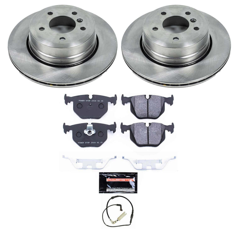 Power Stop TDSK5491 Track Day Spec Rear Brake Kit for 2006-2010 BMW 525XI product image