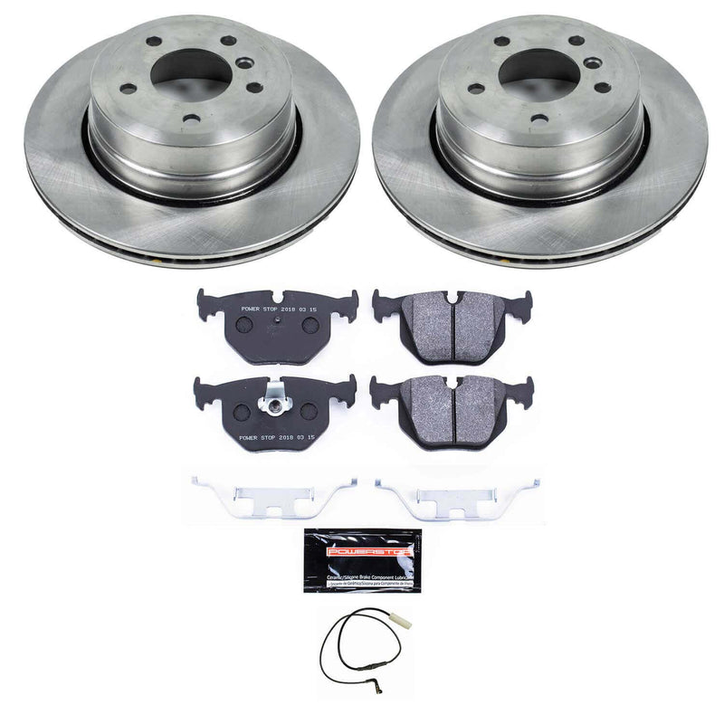 Power Stop TDSK5492 Track Day Spec Rear Brake Kit for 2006-2010 BMW 530XI product image
