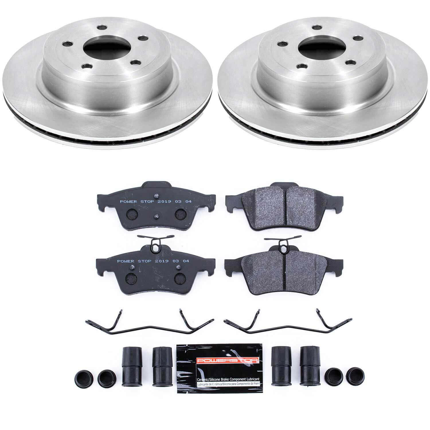 Power Stop TDSK5535 Track Day Spec Rear Brake Kit for 2008-2010 Chevrolet Cobalt SS product image