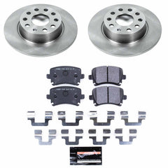 Power Stop TDSK5666 Track Day Spec Rear Brake Kit for 2010 Volkswagen Golf Base product image