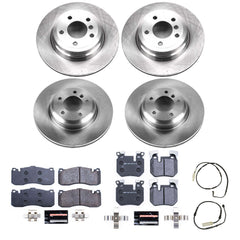 Power Stop TDSK5686 Track Day Spec Front And Rear Pad And Rotor Kit for 2008-2010 BMW 135I product image