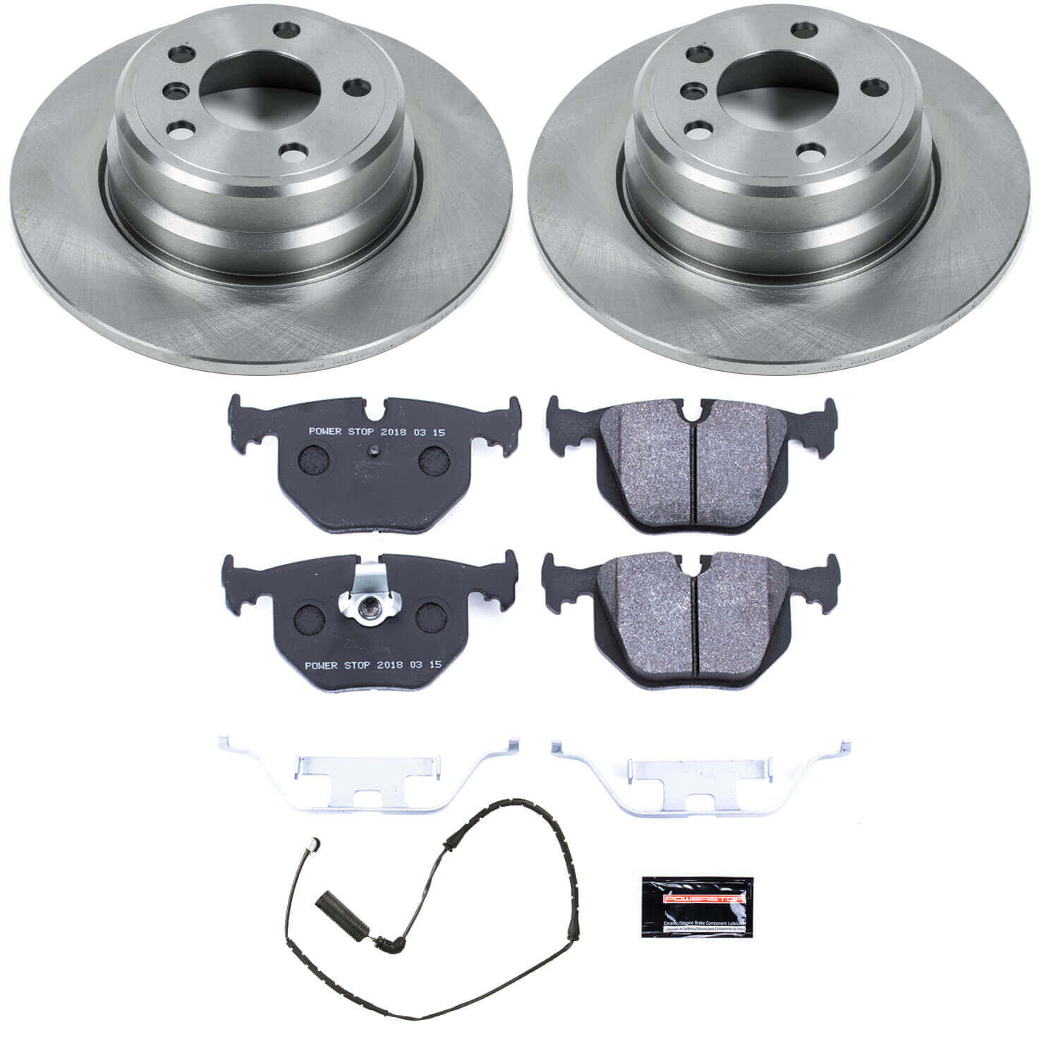 Power Stop TDSK5720 Track Day Spec Rear Brake Kit for 2000-2006 BMW X5 product image