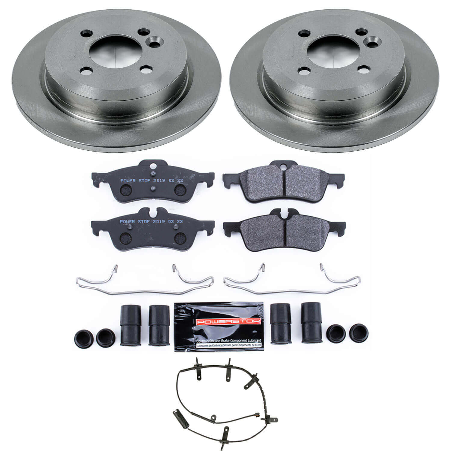 Power Stop TDSK5726 Track Day Spec Rear Brake Kit for 2002-2006 MINI Cooper product image
