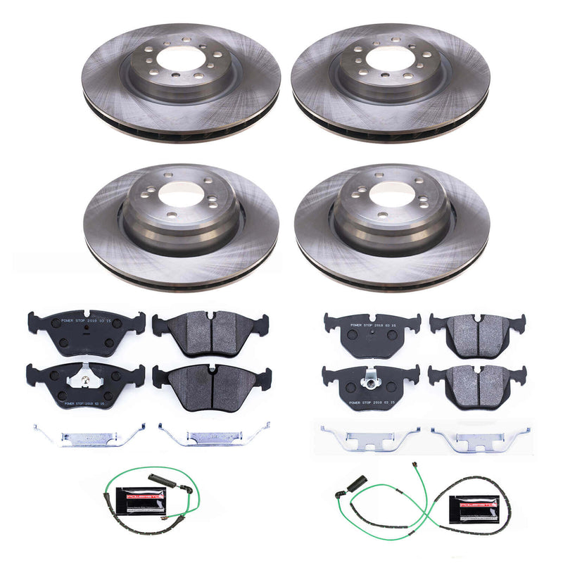 Power Stop TDSK5730 Track Day Spec Front And Rear Pad And Rotor Kit for 2001-2006 BMW M3 product image