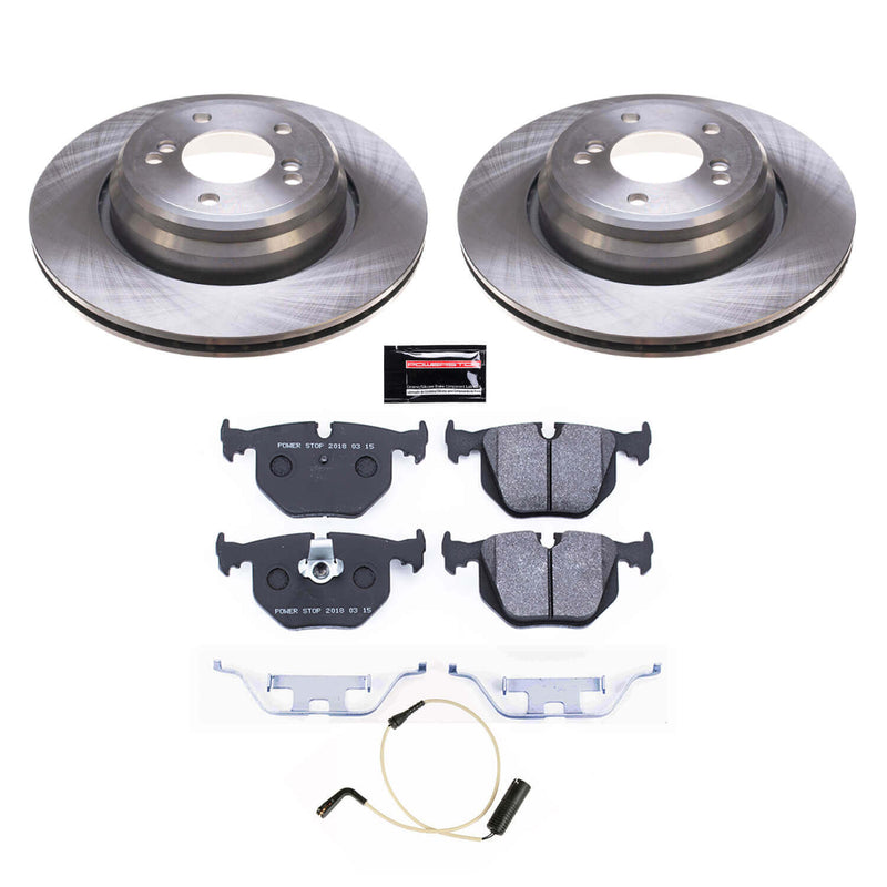 Power Stop TDSK5731 Track Day Spec Rear Pad And Rotor Kit for 2000-2003 BMW M5 product image