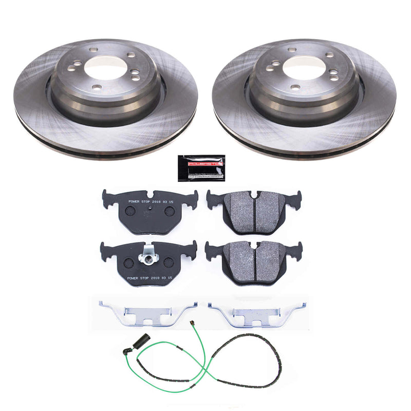 Power Stop TDSK5732 Track Day Spec Rear Pad And Rotor Kit for 2001-2006 BMW M3 product image