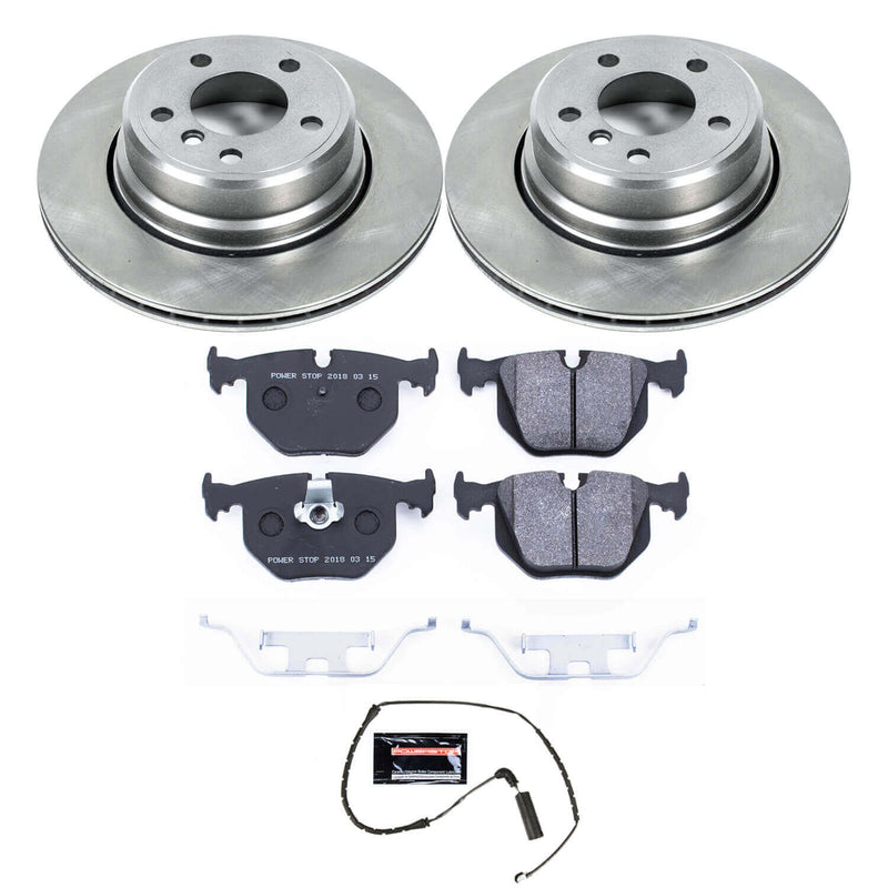 Power Stop TDSK5734 Track Day Spec Rear Brake Kit for 2002-2006 BMW X5 product image