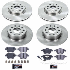 Power Stop TDSK5801 Track Day Spec Front And Rear Brake Kit for 2010-2013 Audi A3 Base product image