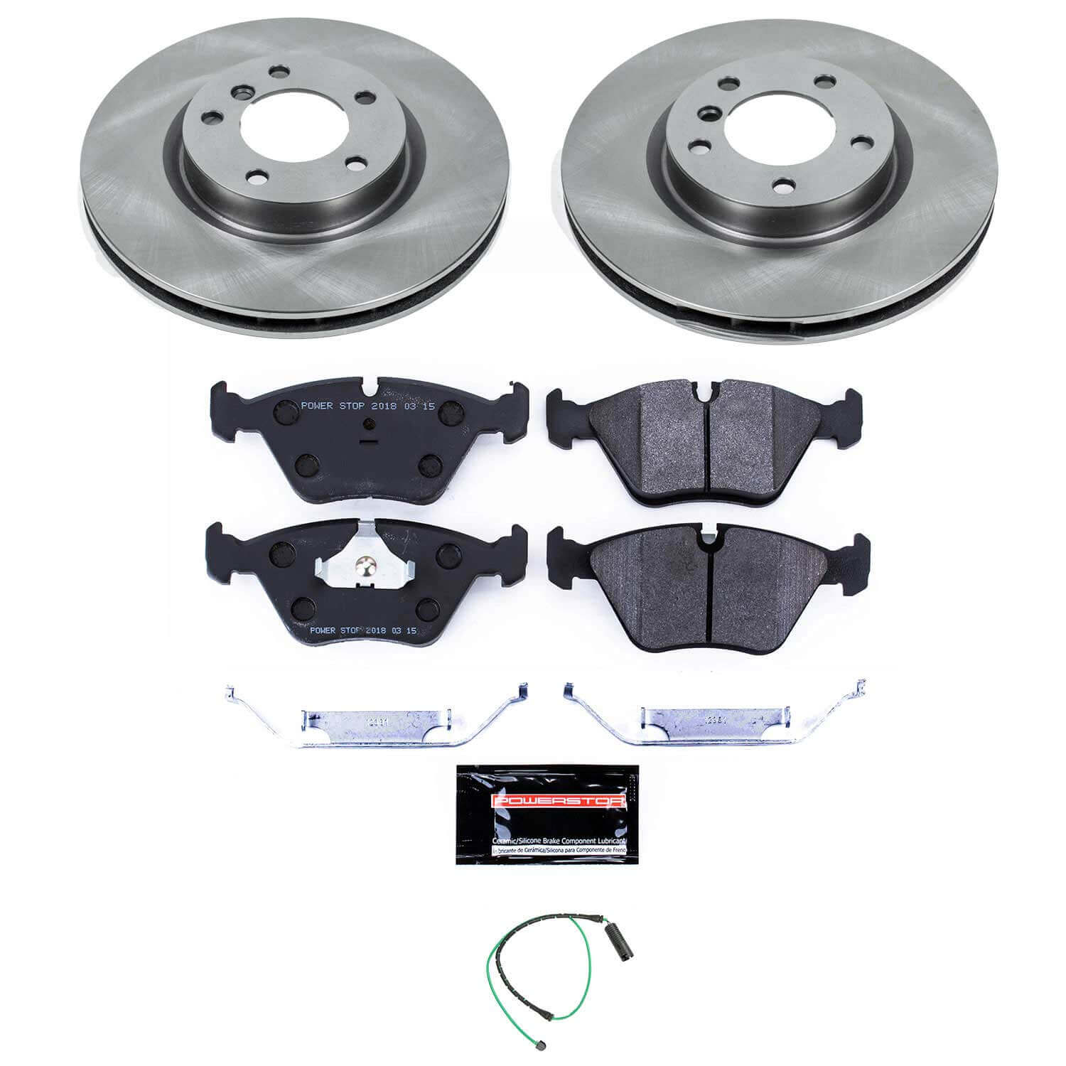 Power Stop TDSK582 Track Day Spec Front Brake Kit for 1995-2002 BMW M3 product image