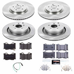 Power Stop TDSK5823 Track Day Spec Front And Rear Brake Kit for 2009-2013 Infiniti FX50 product image